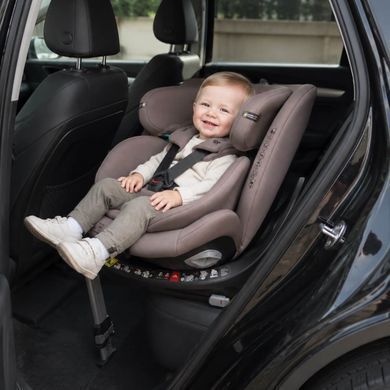 Bugs Axis 360&deg; Stone Brown &ndash; i-Size, ISOFIX, 0&ndash;36 кг, поворот 360&deg;