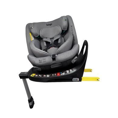 Bugs Axis 360&deg; Cloud Grey &ndash; i-Size, ISOFIX, 0&ndash;36 кг, поворот 360&deg;