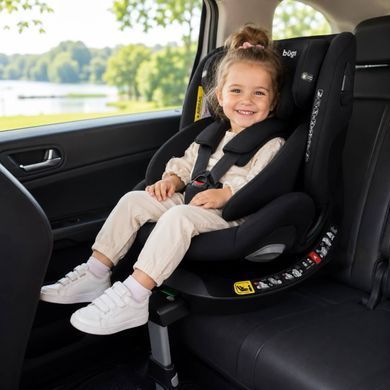 Bugs Axis 360&deg; Graphite Black &ndash; i-Size, ISOFIX, 0&ndash;36 кг, поворот 360&deg;