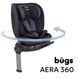 Автокрісло Bugs Aera 360&deg; Shadow Grey &ndash; i-Size, ISOFIX, 0&ndash;36 кг, поворот 360&deg;