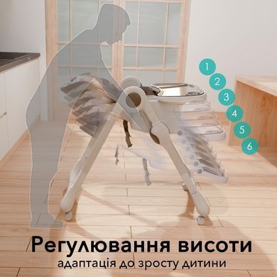 Стілець для годування Bugs Mango &ndash; 0-36 міс, 0&ndash;15 кг, положення 180&deg;